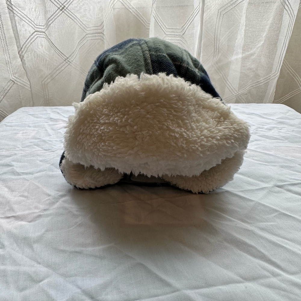 Carters Plaid Sherpa-Lined Hat